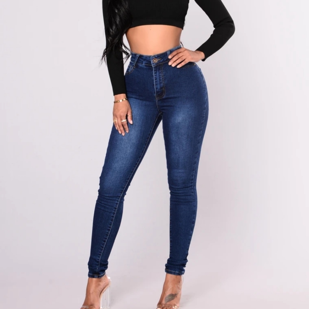 Supernatural High Rise Jeans - Dark Wash